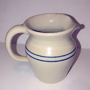 Marshall Pottery Hand Turned Yesteryear “Peace” Creamer