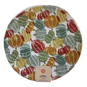 Martha Stewart Braided Pumpkins/Gourds Placemats Set of Four NWT