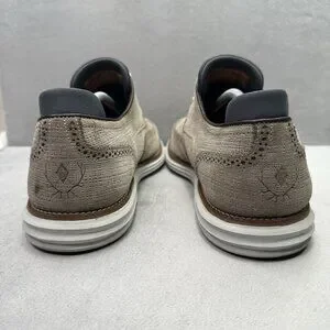 Martin Dingman Countryaire Mens Size 11.5 MN Wingtip Oxford Gray Suede Plain Toe