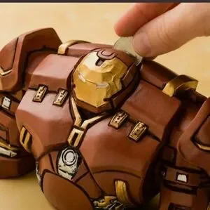 Marvel Avengers Iron Man Hulkbuster Coin Piggy Bank Age Of Ultron Disney Money