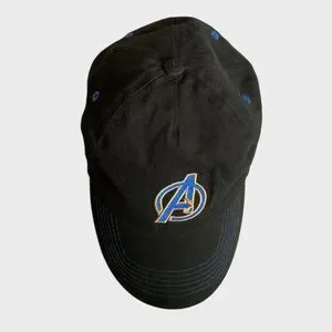 Marvel Avengers Snapback Hat Black Embroidered One Size Baseball Cap Summer