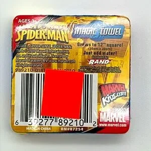 Marvel Spider-Man “Spider-Sense” Magic Towel Cotton Washcloth 12x12” Collectible