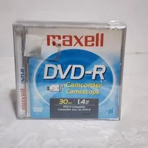 Maxell DVD-R Camcorder 30 Minutes Each- 1.4 GB-3 Pack‎ Of New SEALED Discs