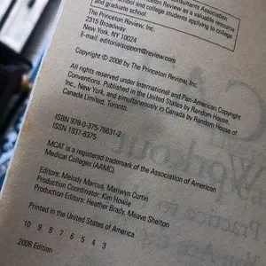 Mcat Workout Extra Practice Book