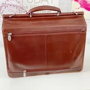 McKlein Vintage Leather Messenger/Laptop Computer Bag