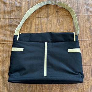 Medela Metro Breast Pump Bag - Black And Yellow Insulated Padded Bag