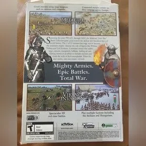 Medieval:Total War Battle Collection PC Game Base Game And Viking Invasion Pack
