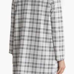 Melody Blazer-Chic Black And White Plaid Jacket