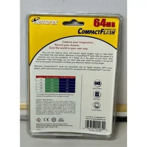 Memorex 64 MB CompactFlash Memory Card - NEW