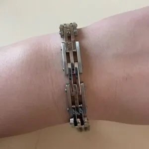 Men’s bracelet Stainless Steel 8.50” length