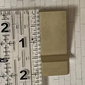 Men's Stainless Steel Money Clip Stripes Diagonal