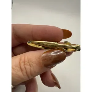 Men's Swank Gold Tone Multicolor Cuff Links & Tie Clip Set One Size