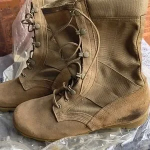 Men's Tan Combat Boots