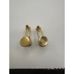 Men's Wemco Gold Tone Hourglass Cufflinks One Size White Sand