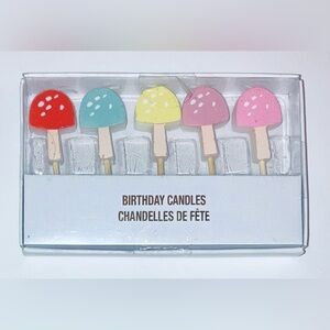 Meri Meri Mushroom Birthday Candles - NEW