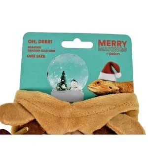Merry Makings Oh Deer Bearded Dragon One Size Holiday Photo Ops New