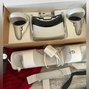 Meta Quest 2 VR Headset w/Controllers & Accessories
