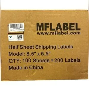 MFLABEL 200 Mailing labels. Purchased and never used. See below