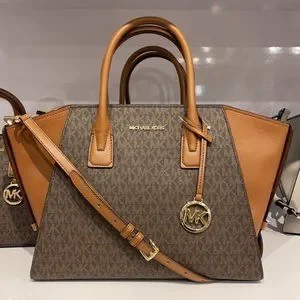 Michael Kors Avril Large Top-Zip Satchel
