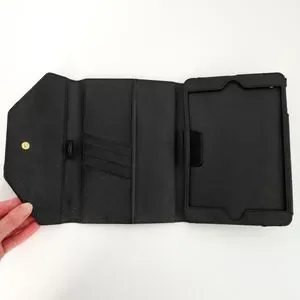 Michael Kors Black Saffiano Leather IPad Mini Tablet Folio Case Cover