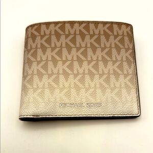 Michael Kors Cooper Ombre Monogram Brown Leather Wallet