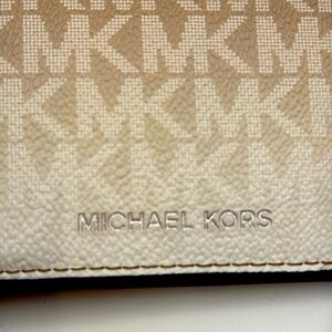 Michael Kors Cooper Ombre Monogram Brown Leather Wallet