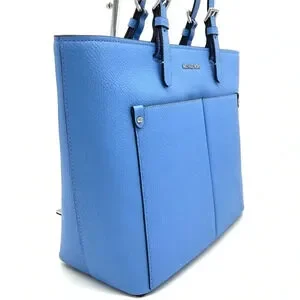 Michael Kors Jet Set Medium Pocket Tote Bag South Pacific Blue