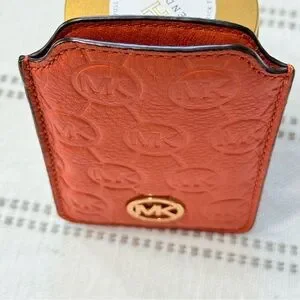 Michael Kors Leather Orange Sleeve