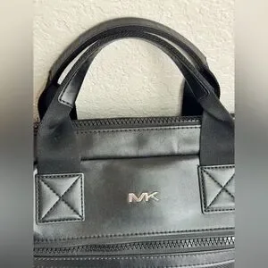 MICHAEL KORS Men’s Brooklyn Nylon Briefcase Black