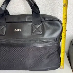 MICHAEL KORS Men’s Brooklyn Nylon Briefcase Black