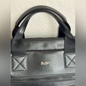 MICHAEL KORS Men’s Brooklyn Nylon Briefcase Black