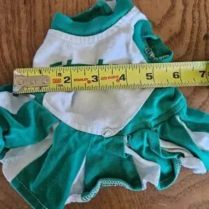 Michigan State Univ Cheerleader XS Dog Shirt MSU Pet Apparel Costume Spirit