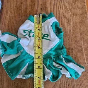 Michigan State Univ Cheerleader XS Dog Shirt MSU Pet Apparel Costume Spirit