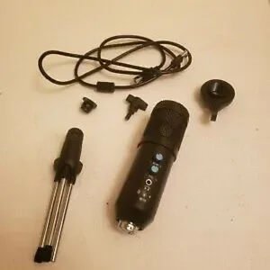 Microphone Condenser Sound Recording Microphone With Shock Mount For Radio