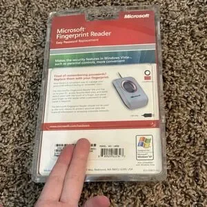 Microsoft Fingerprint Reader PC USB 1033 Windows XP Computer Password Replace