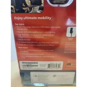 Microsoft LifeCam Show USB Webcam Black For School/Office HD 2.0 Megapixel - NEW