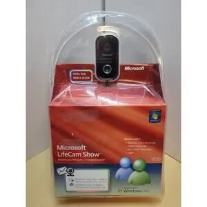 Microsoft LifeCam Show USB Webcam Black For School/Office HD 2.0 Megapixel - NEW