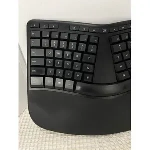 Microsoft Model 1878 Wired USB 2.0 Ergonomic Keyboard Black