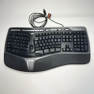 Microsoft Natural 1048 KU-0462 Ergonomic Keyboard 4000 v1.0 Black USB Wired
