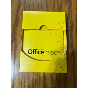 Microsoft Office Mac 2011 Home & Student Software - Yellow