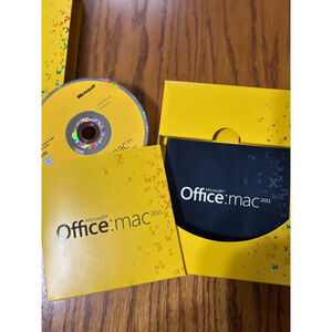 Microsoft Office Mac 2011 Home & Student Software - Yellow