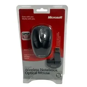 Microsoft Wireless Notebook Optical Mouse Model 1023 For Notebook
