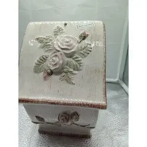 Midwestern Homes Birdhouse White Pink Green