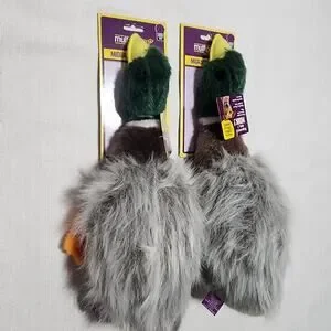 Migrator Mallard Multipet Dog Toy Lot Of Two