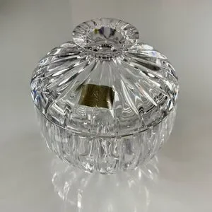 Mikasa Park Lane Crystal Condiment Jar With Lid