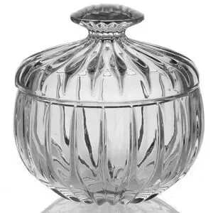 Mikasa Park Lane Crystal Condiment Jar with Lid