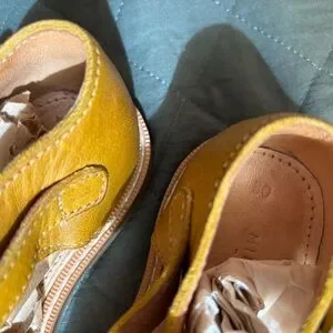 Mikoleon Leather Camperas Mustard Kids