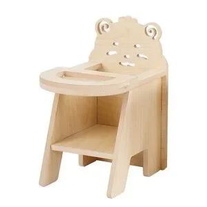 Mini Wooden Dining Chair For Hamsters Maple Wood Small Pet Furniture New