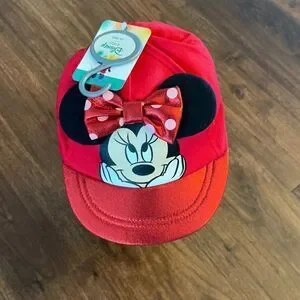 Minnie Mouse Girls Baseball Hat New Size 24-36 months