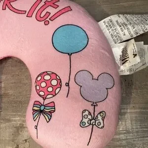Minnie Mouse Neck Pillow & Matching Blanket Kid Size